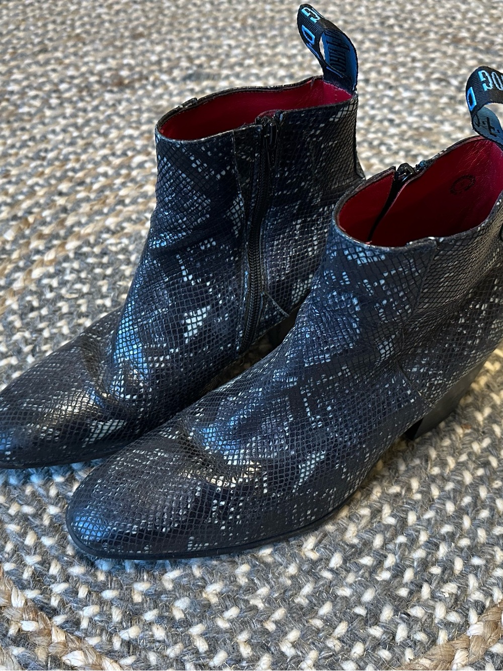 John Fluevog Hi-Twin Turbine Perry Boots 9M/11W